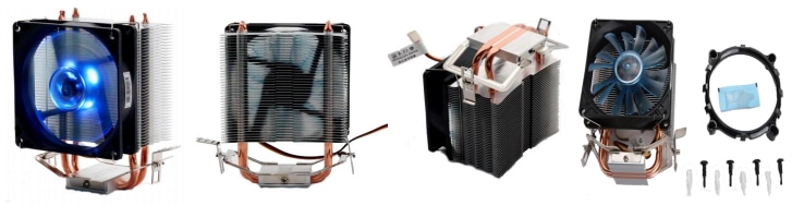 Chart - Wakefield Thermal RAPID CPU Coolers